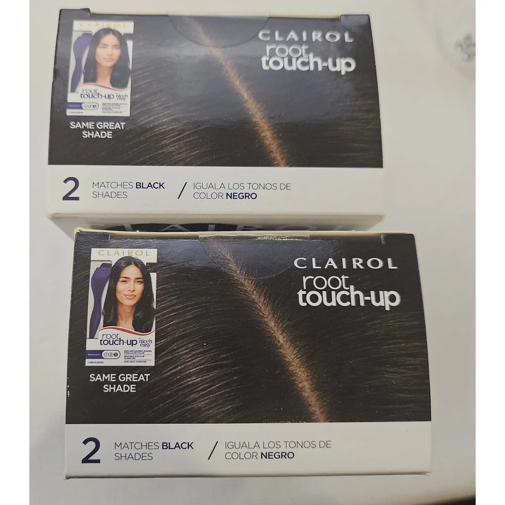 Clairol Root Touch Up Colorblend Permanent Hair Dye Black Shades 2‎ Applications